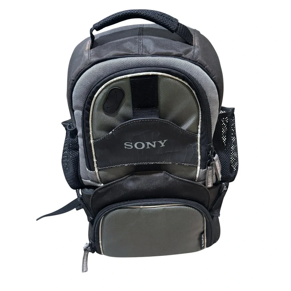 Sony LCSVA60 Camera Camcorder Backpack detachable shoulder bag carry case travel